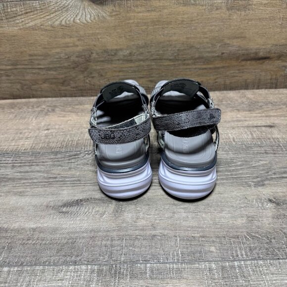 JBU Sport Maggie Gray Mesh Open Toe Sandals Women's Size 9.5 - Picture 3 of 7